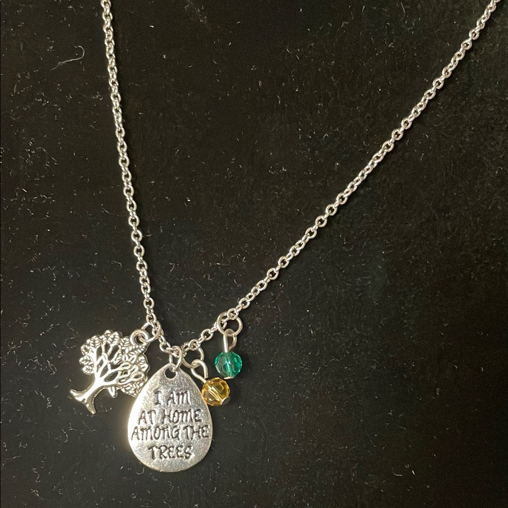 Silver Tree Pendant Necklace